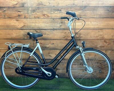 Sparta stadsfiets 28" zwart - city speed, tweedehands