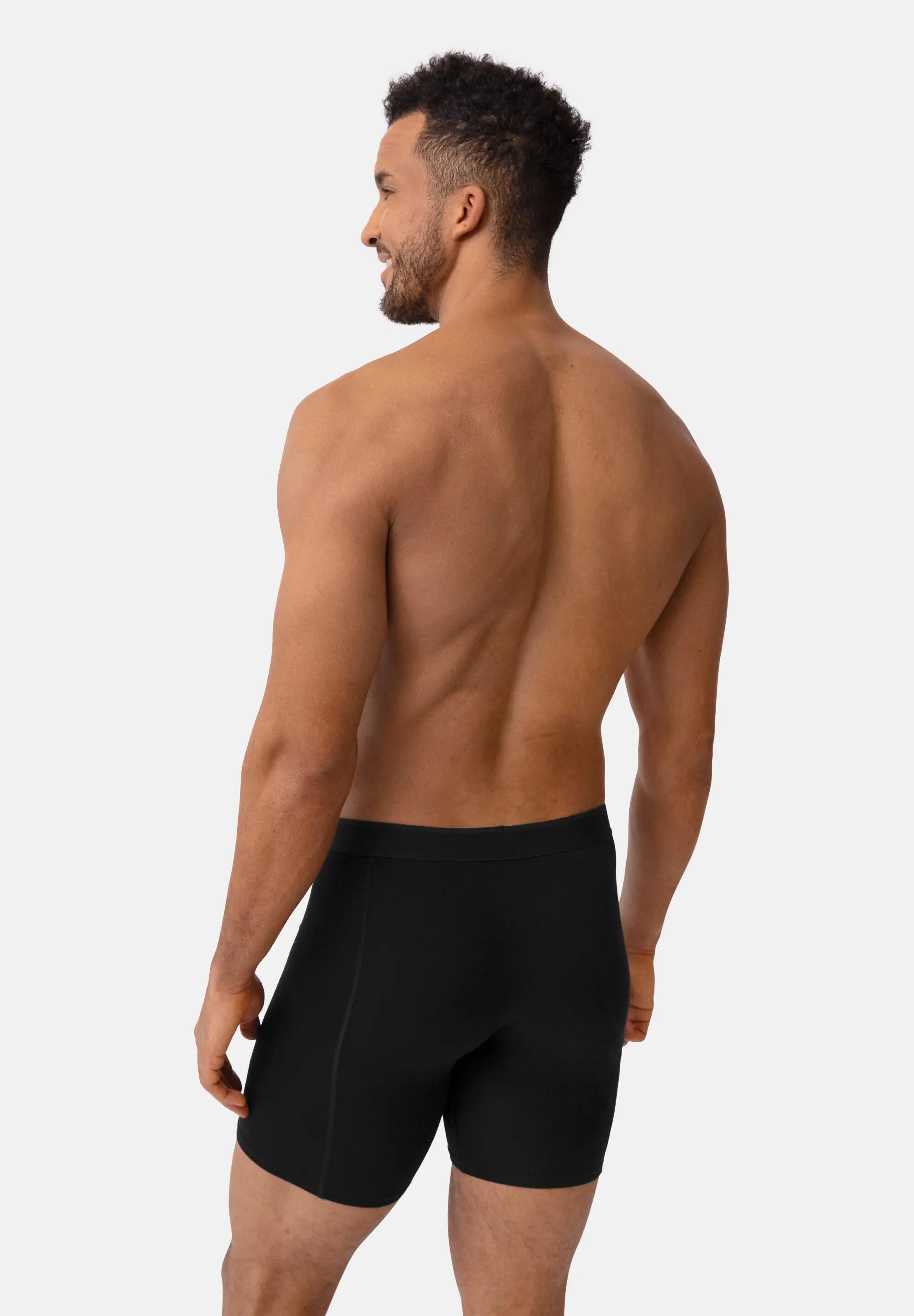 Boxers de bambú pierna larga extra 6 pares 4/6