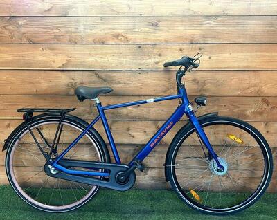 Batavus stadsfiets 28", blauw - tweedehands, nagekeken en serviced.