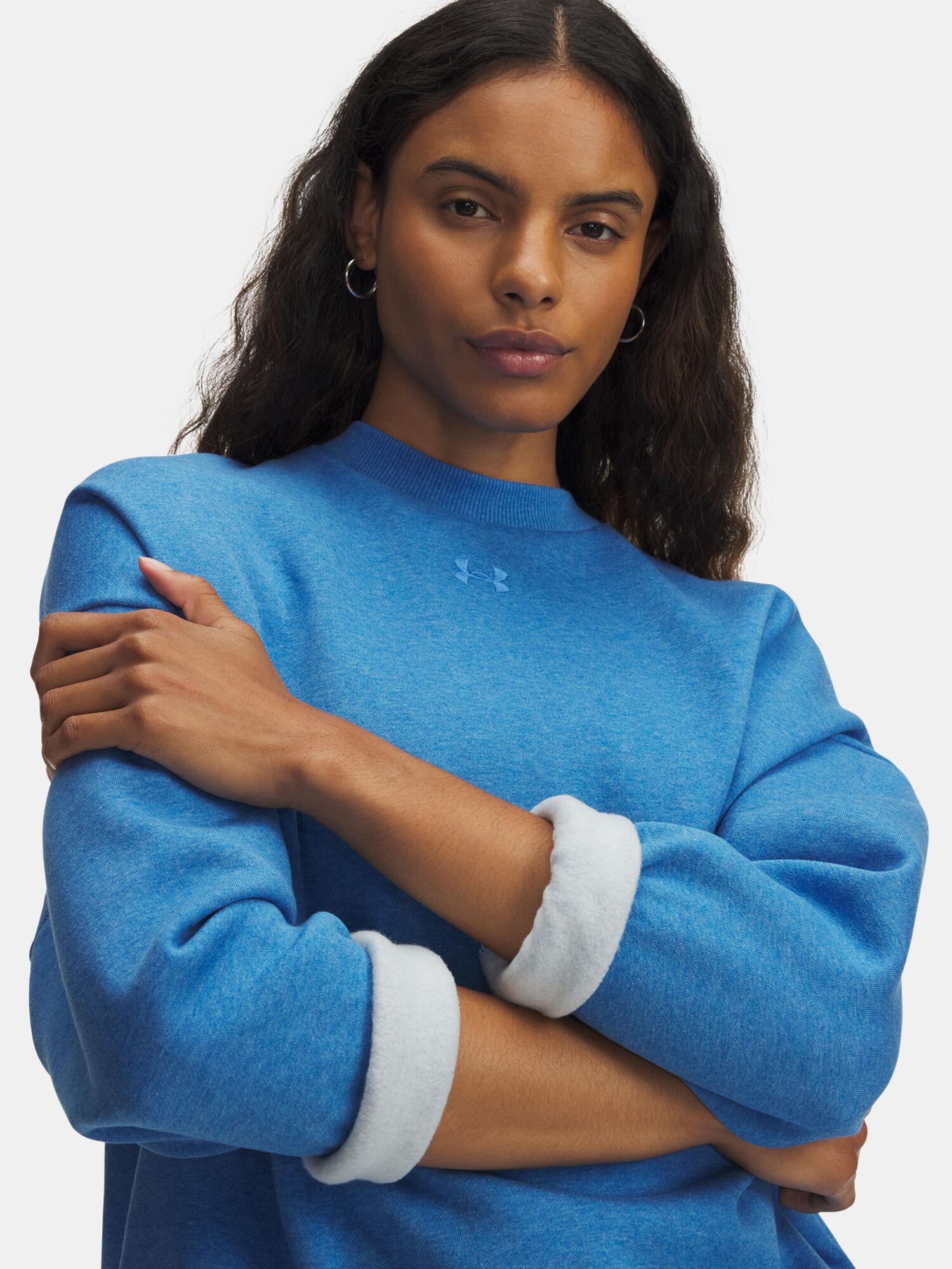 Bluza Damska Under Armour Dresowa Bez Kaptura Oversize Rival Fleece 3/3