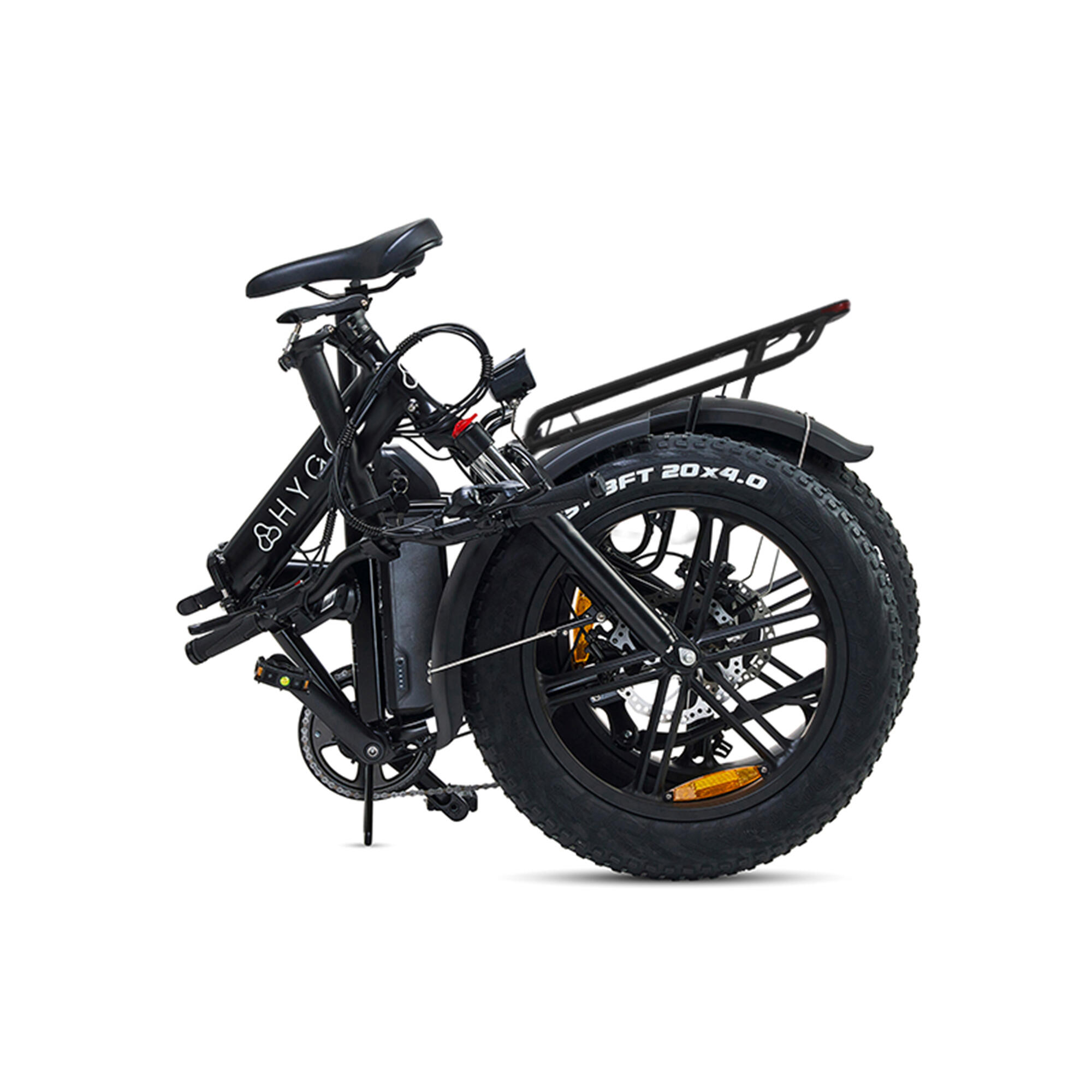 Vester 2026 - Bicicletta elettrica pieghevole Fat Tire 48V 14Ah - Nero onice 2/7