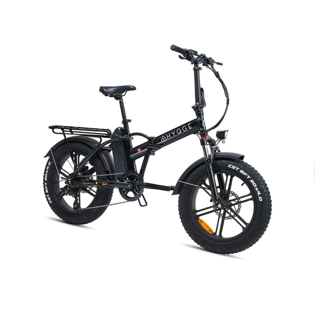 Vester 2026 - Folding Fat Tyre E-Bike 48V 14Ah - Onyx Black