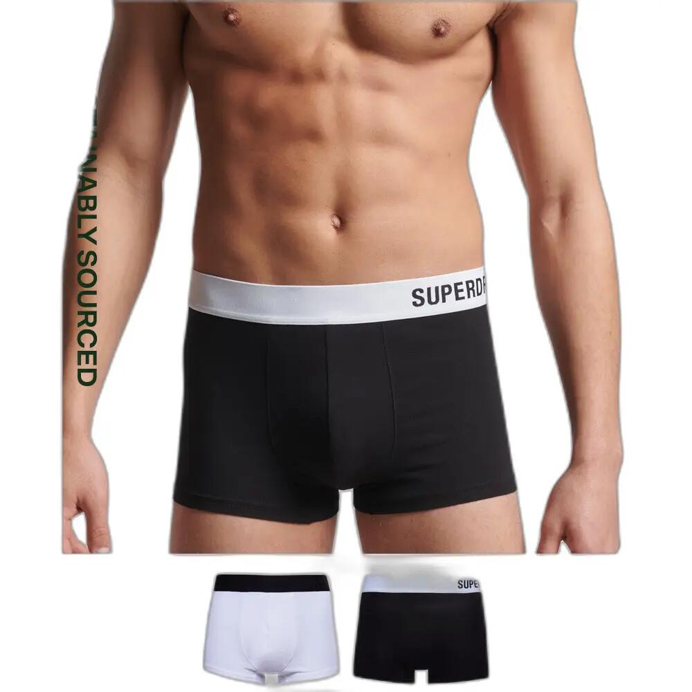 Boxer in cotone biologico Superdry Offset (x2) 2/5