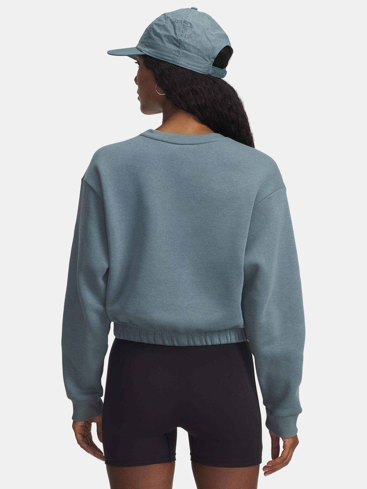 Bluza Damska Under Armour Sportowa Krótka UA Rival Fleece Piped Crew 2/5