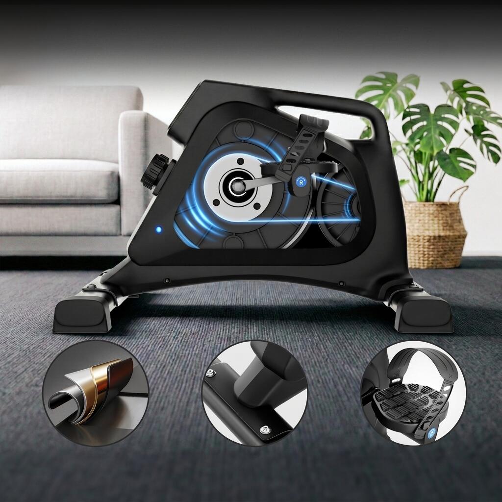 Seniorenpedalentrainer  – 8 standen, display & magneetrem thuis 2/7