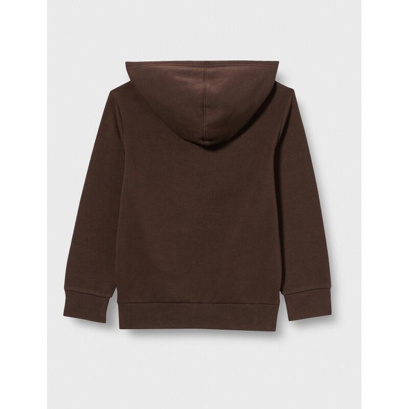 Sudadera Champion niño marrón oscuro - manga larga, bolsillo, cuello redondo 2/5