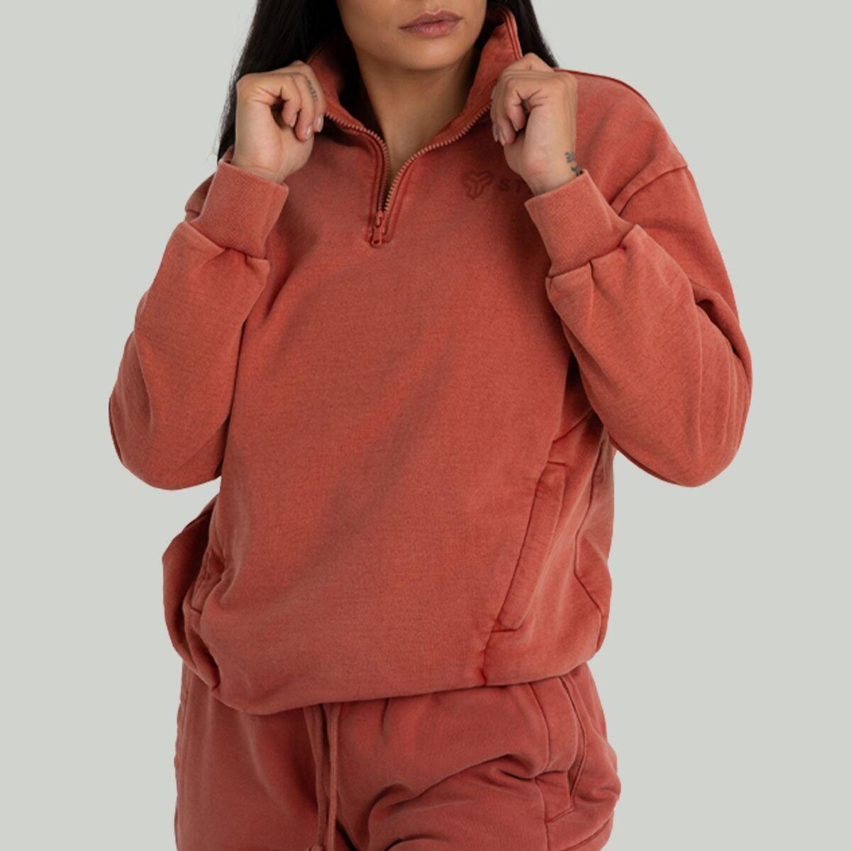 Donna felpa con zip Terra Slavata 2/5