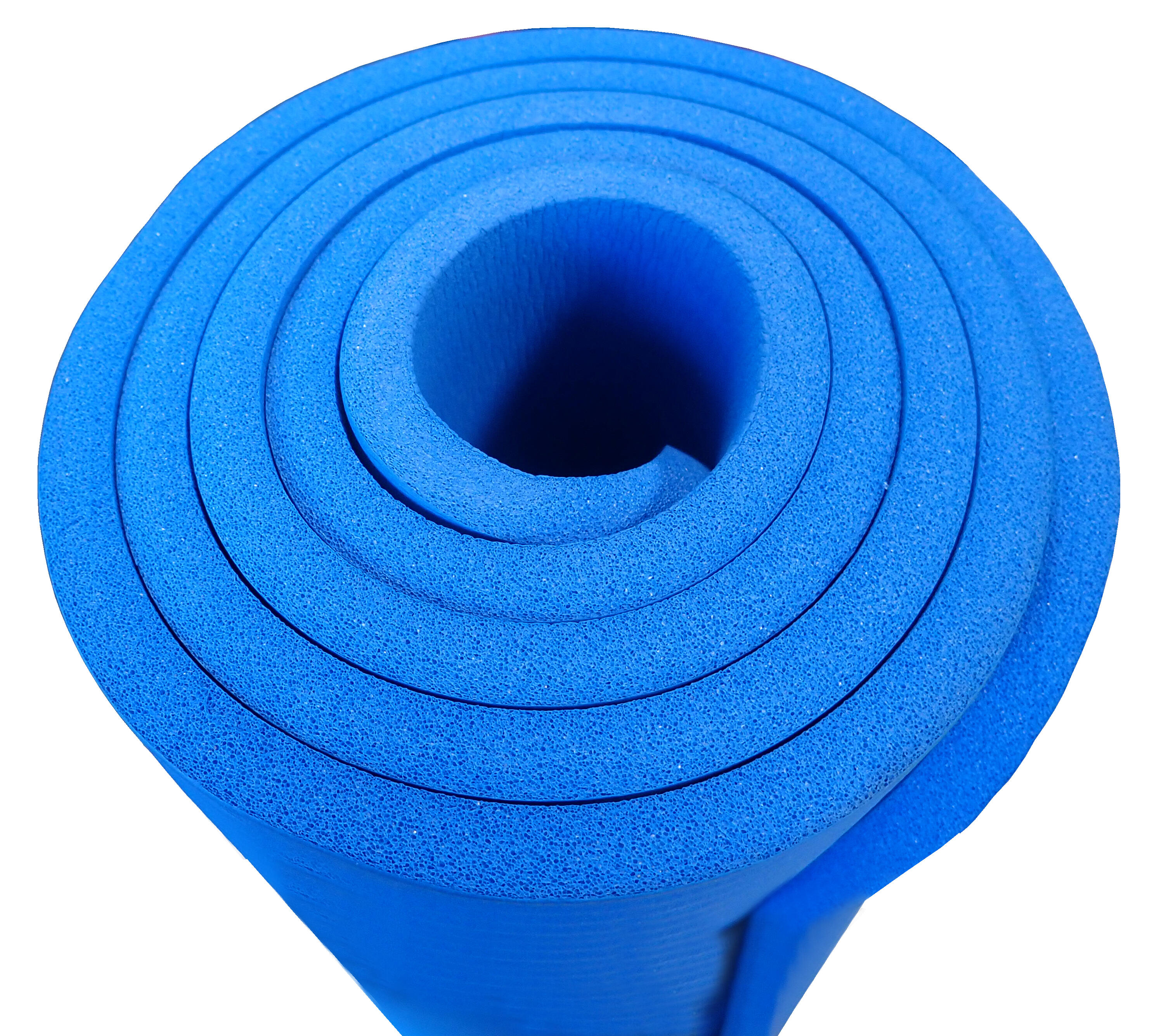 Gymnastikmatte NBR 183x60x1,2 cm, BLAU 2/3