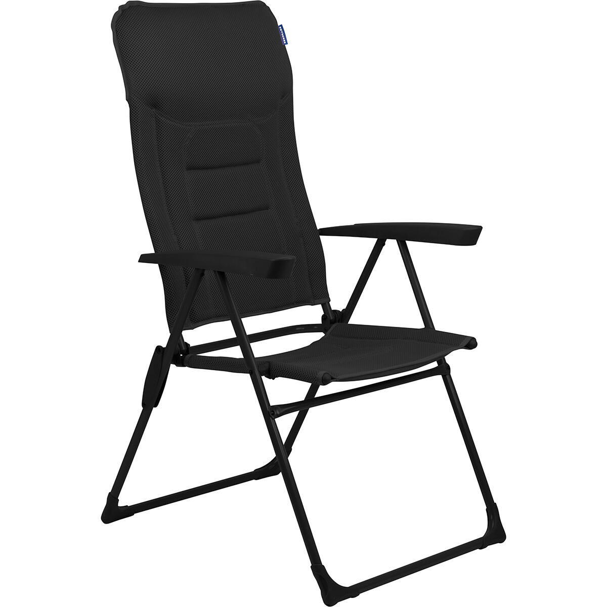Campingstoel - opvouwbaar - 120kg draagvermogen - verstelbaar - zwart 4/5