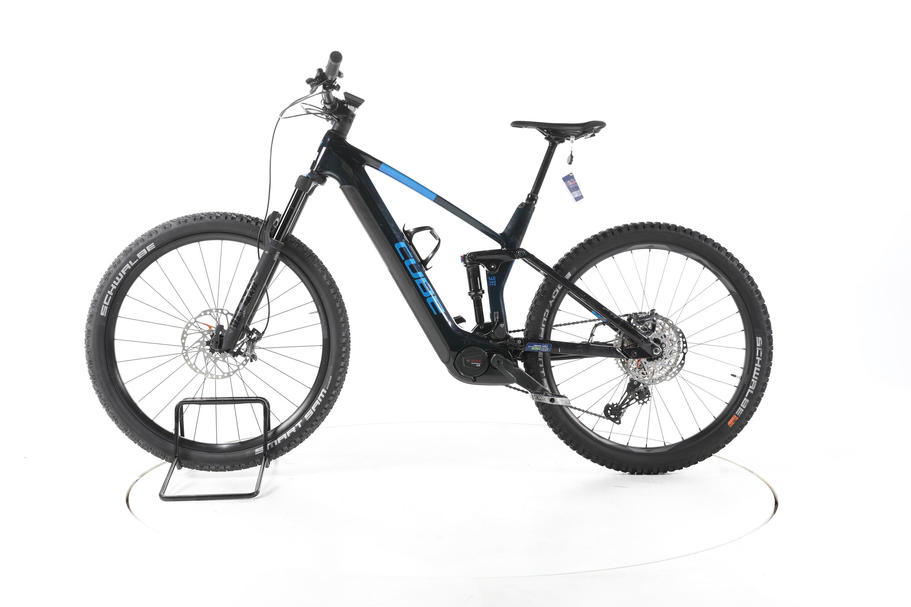 Segunda vida - Cube Stereo Hybrid 140 HPC SLX Fully E-Bike Carbon - Buen estado 6/7