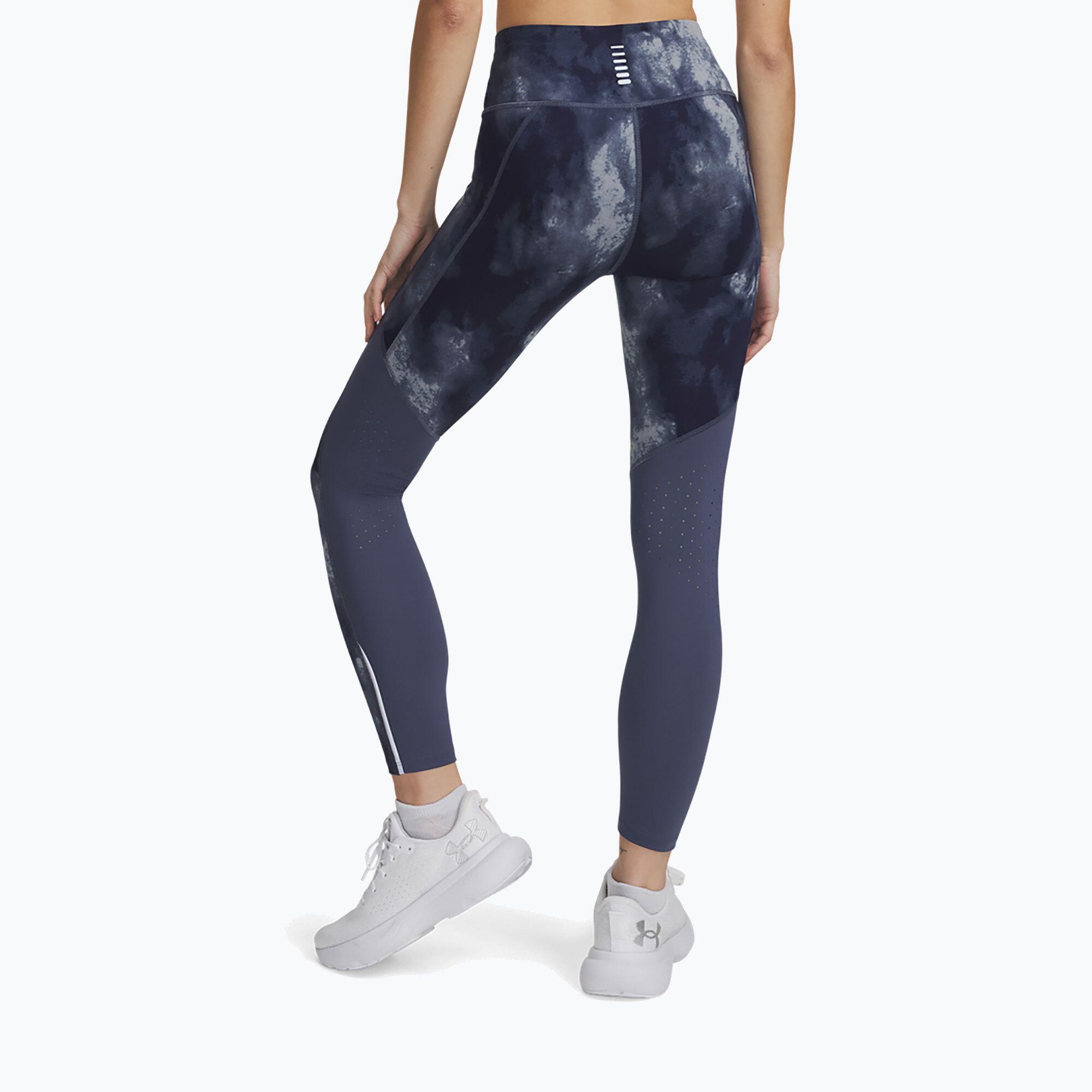 Legginsy Damskie Treningowe Długie Under Armour Bieganie,Siłownia 3/4