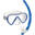Set snorkeling Mares AQ - STREAM, Albastru