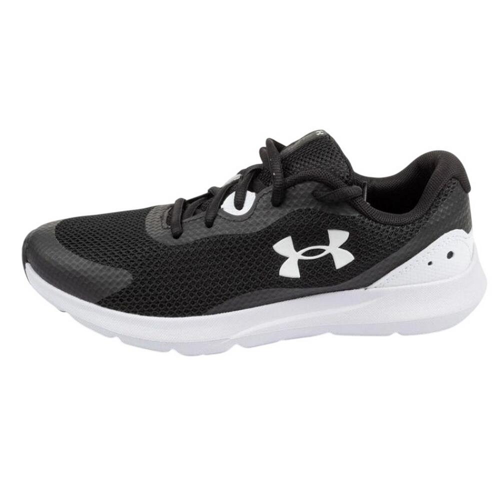 Dames Logo Trainers (Zwart, Wit) 3/4