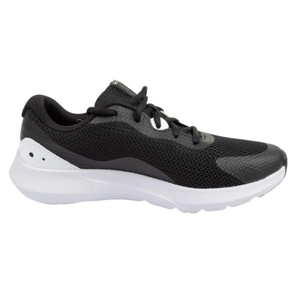 Dames Logo Trainers (Zwart, Wit) 4/4
