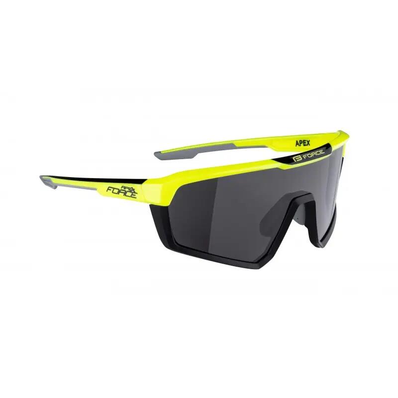 Ochelari Force Apex, lentila negru contrast, fluo/negru 2/5