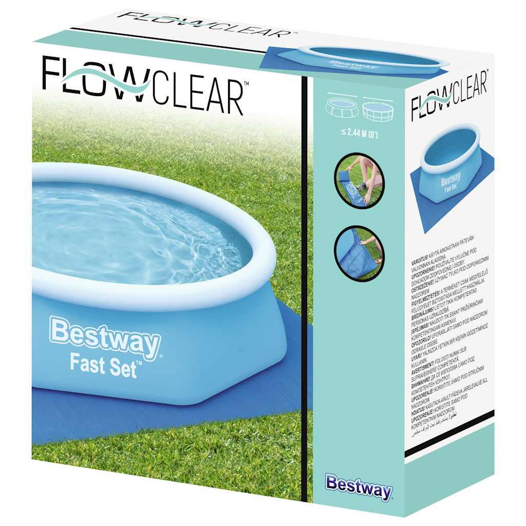 Proteção de pavimento para piscinas desmontáveis Bestway 274 x 274 cm 2/5