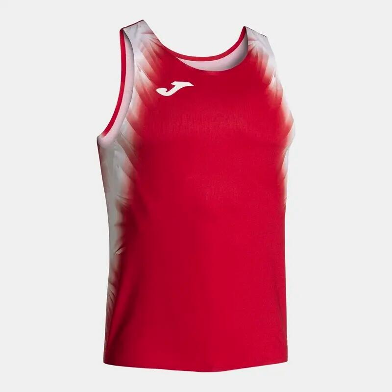Camiseta Tirantes Running Hombre Joma Elite XI Rojo 2/4
