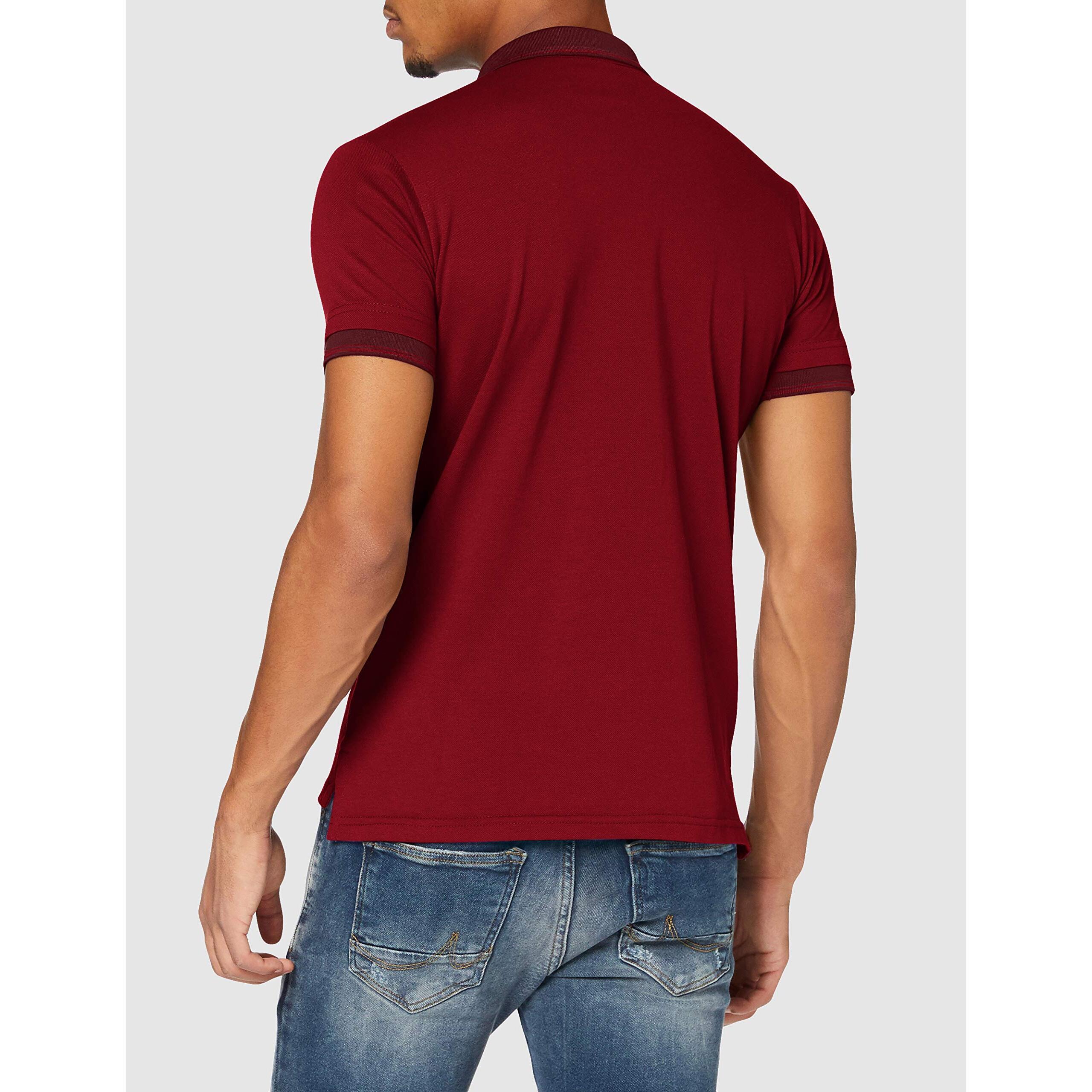Polo Manga Corta Hombre Joma Bali II Burdeos 2/7