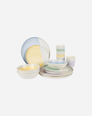 Pastel collection - servies annecy 16 stuks