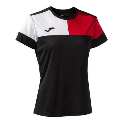 Maillot Manches Courtes Football Femme Joma Crew V Noir