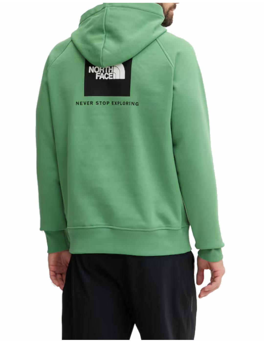 Sweatshirts polaires pour homme The North Face raglan box nse vert. 2/6