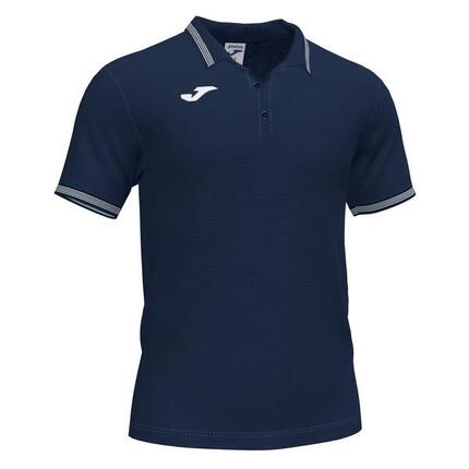 Polo Manches Courtes Football Homme Joma Campus III Gris Melange