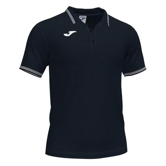 Polo Manches Courtes Football Homme Joma Campus III Noir