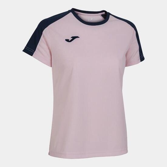 Maillot Manches Courtes Football Femme Joma Eco Championship Rose