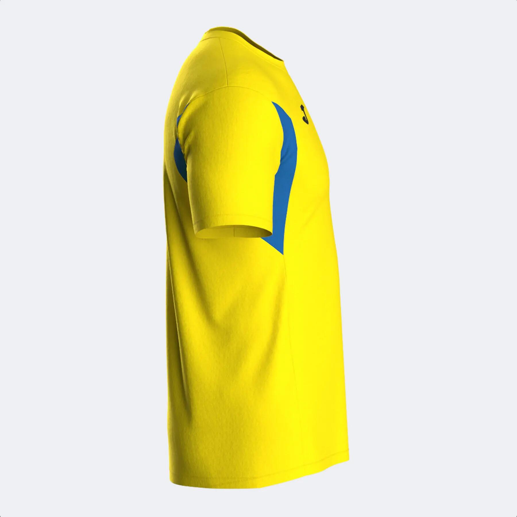 Camiseta Manga Corta Fútbol Hombre Joma Winner III Amarillo 7/7