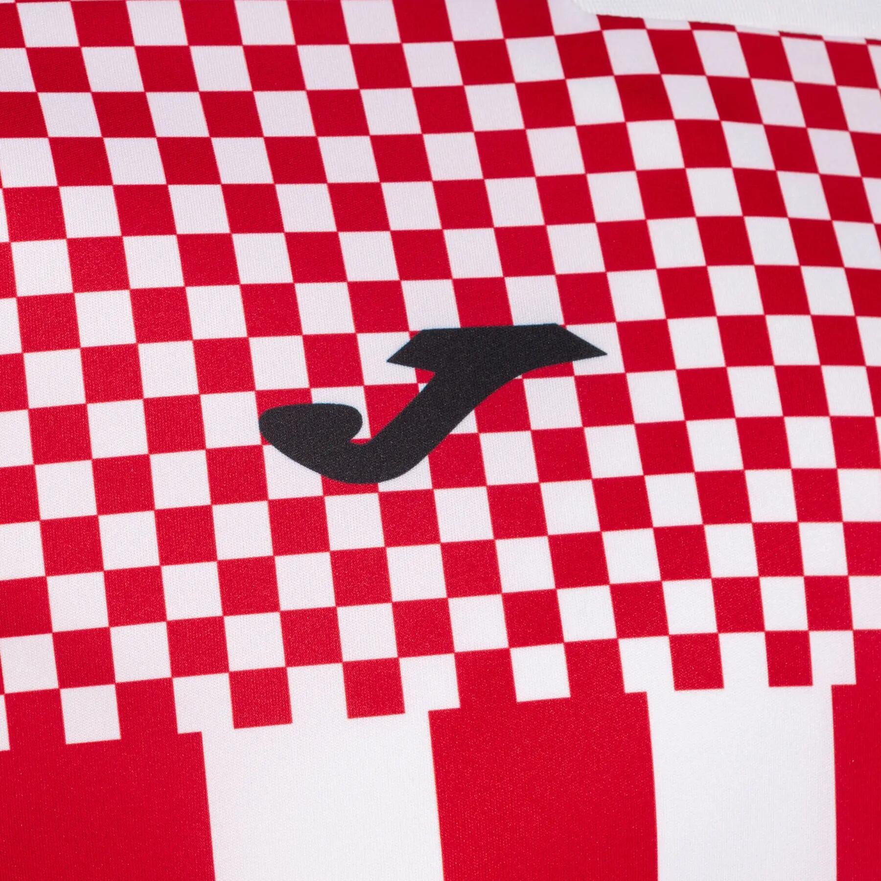 Camiseta Manga Corta Fútbol Hombre Joma Flag III Rojo 3/4