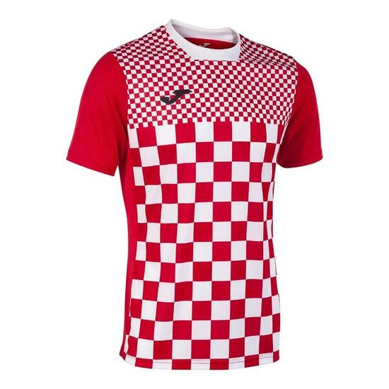 Maillot Manches Courtes Football Enfants Joma Flag III Rouge