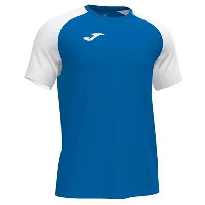 Joma academy iv - trendy t-shirt met korte mouwen in zwart en wit
