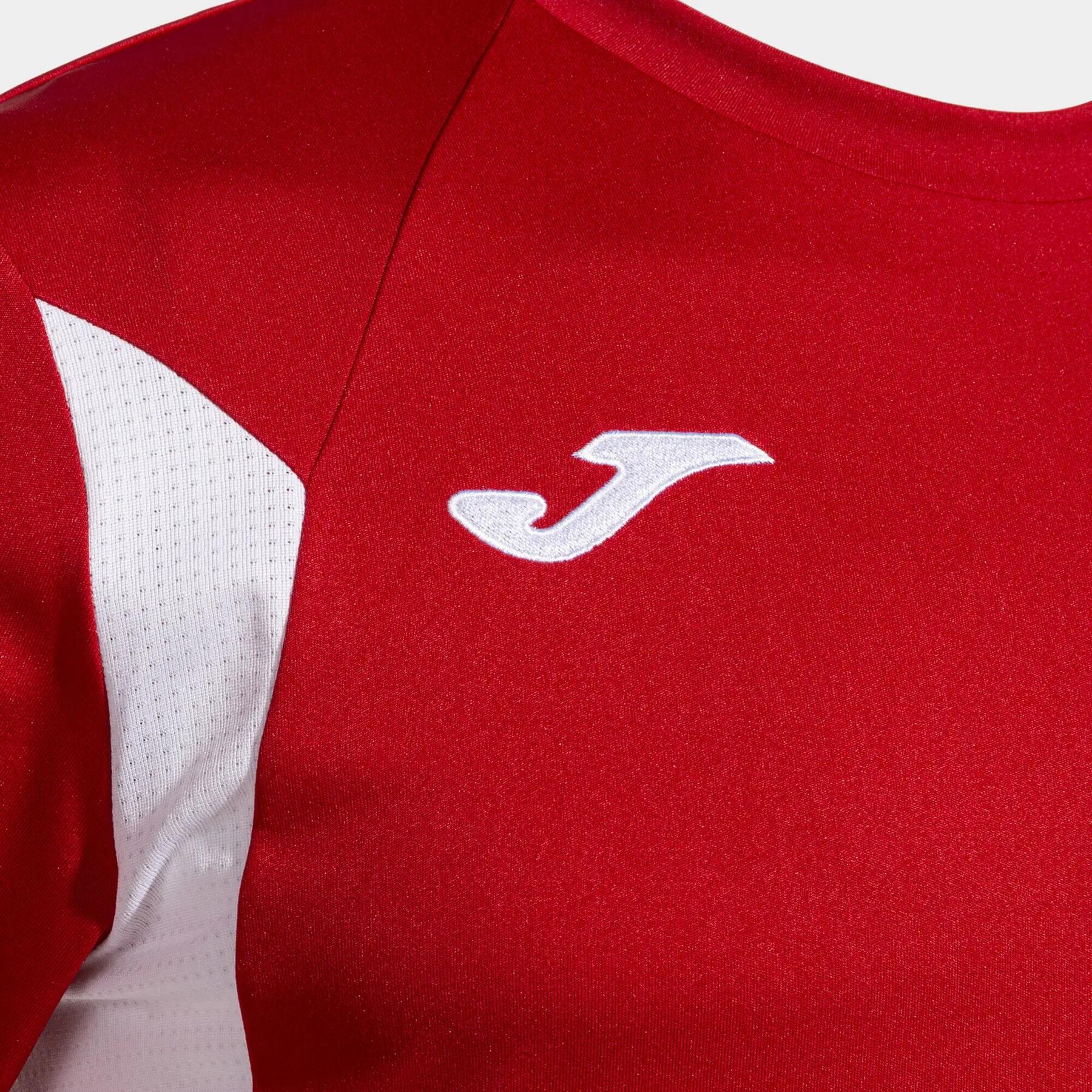 T-Shirt Manga Curta Futebol Criança Joma Winner III Vermelho 3/4
