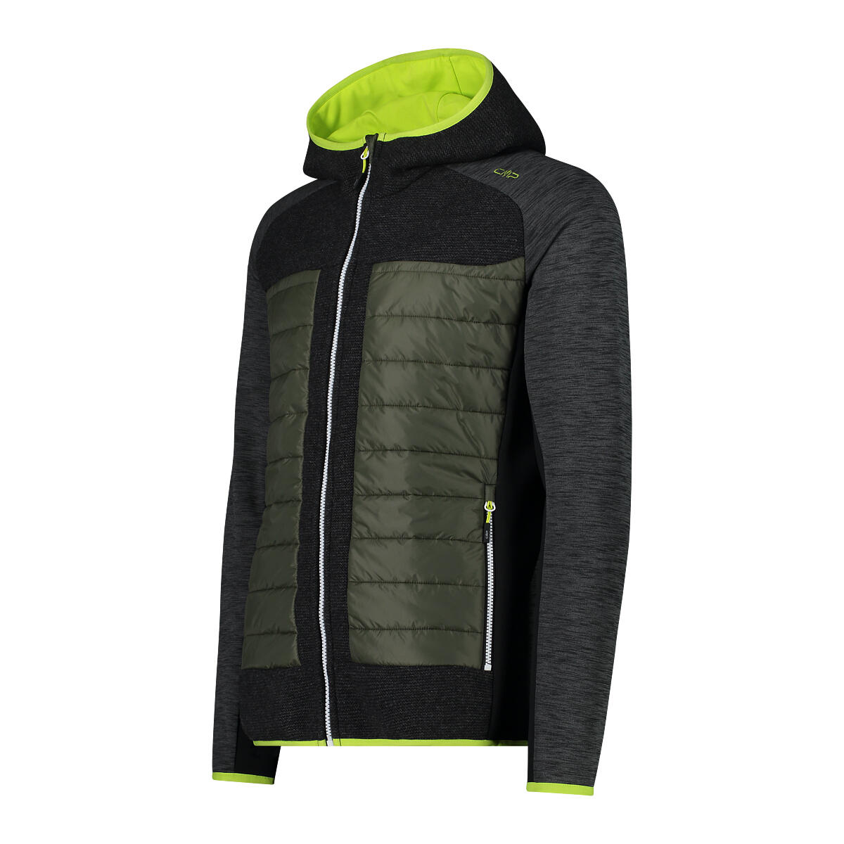 CMP Herren Fleecejacke Man Hybrid Fix Hood Jacket 33M2147 3/5
