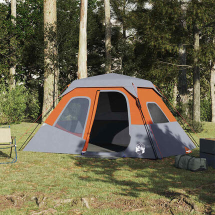 Vidaxl Tente 6 Personnes: Imperméable et Montage Rapide