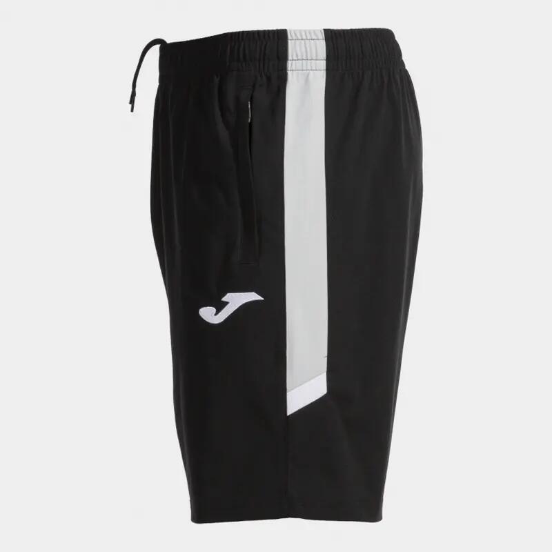 Bermuda Calção Futebol Homem Joma Toledo Preto 3/7