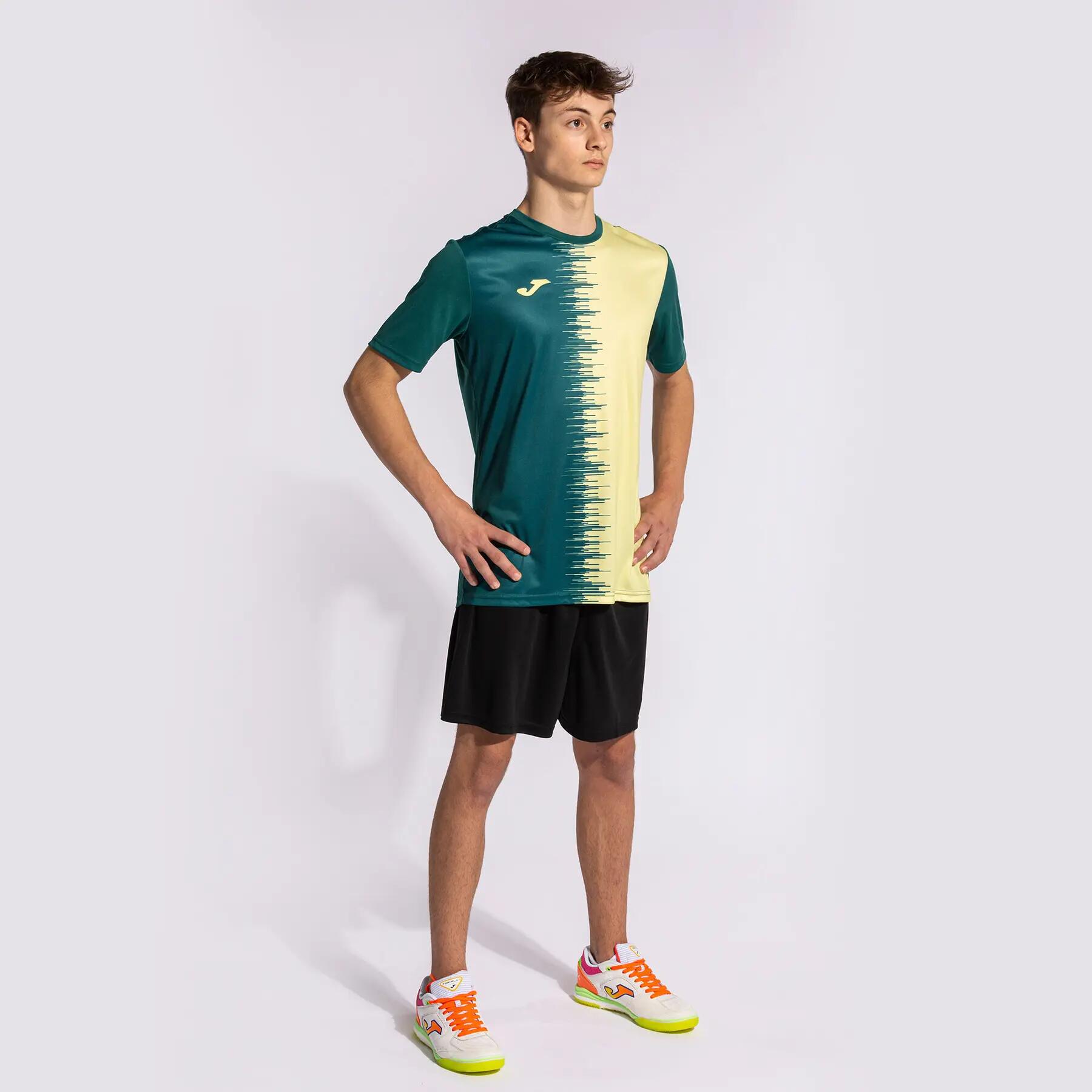 Maillot Manches Courtes Football Enfants Joma City II Vert 3/7