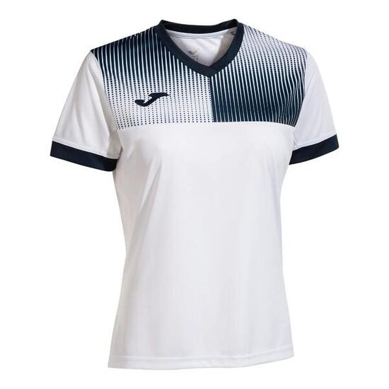 Maillot Manches Courtes Football Femme Joma Eco Supernova Blanc