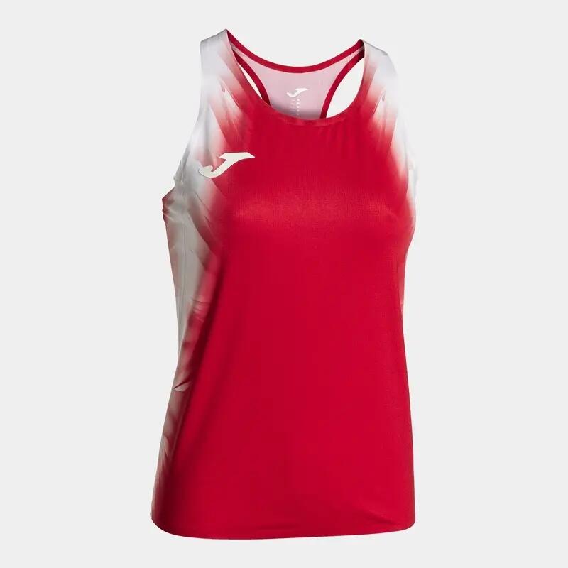 Camiseta Tirantes Running Mujer Joma Elite XI Rojo 2/5