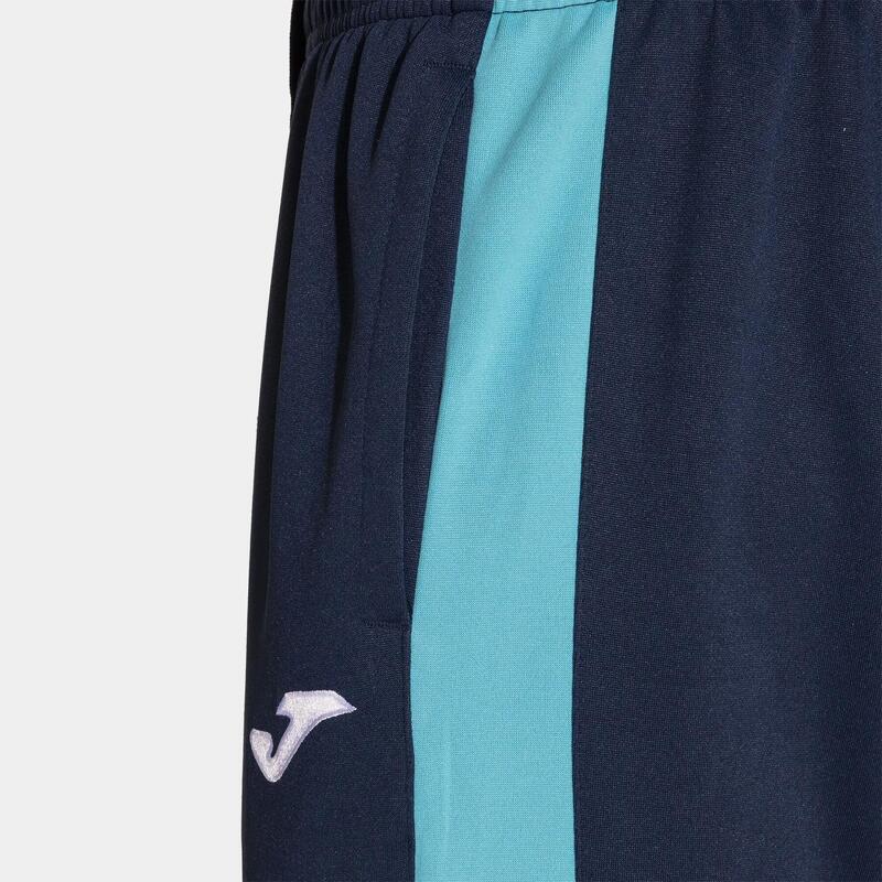 Pantalon lung Joma Olimpiada 103741-342, bleumarin cu accente turcoaz fluo