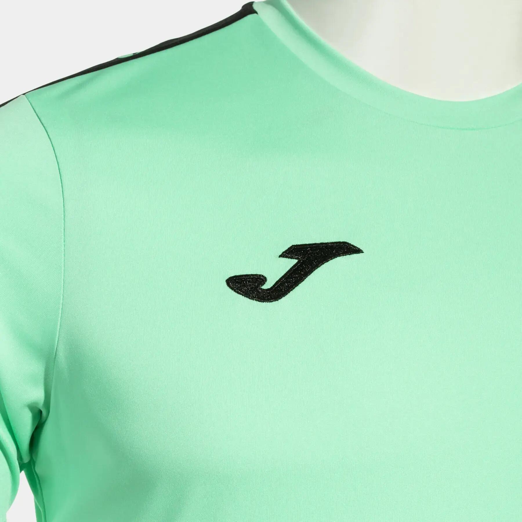 Camiseta Manga Corta Fútbol Hombre Joma Olimpiada Verde 3/5