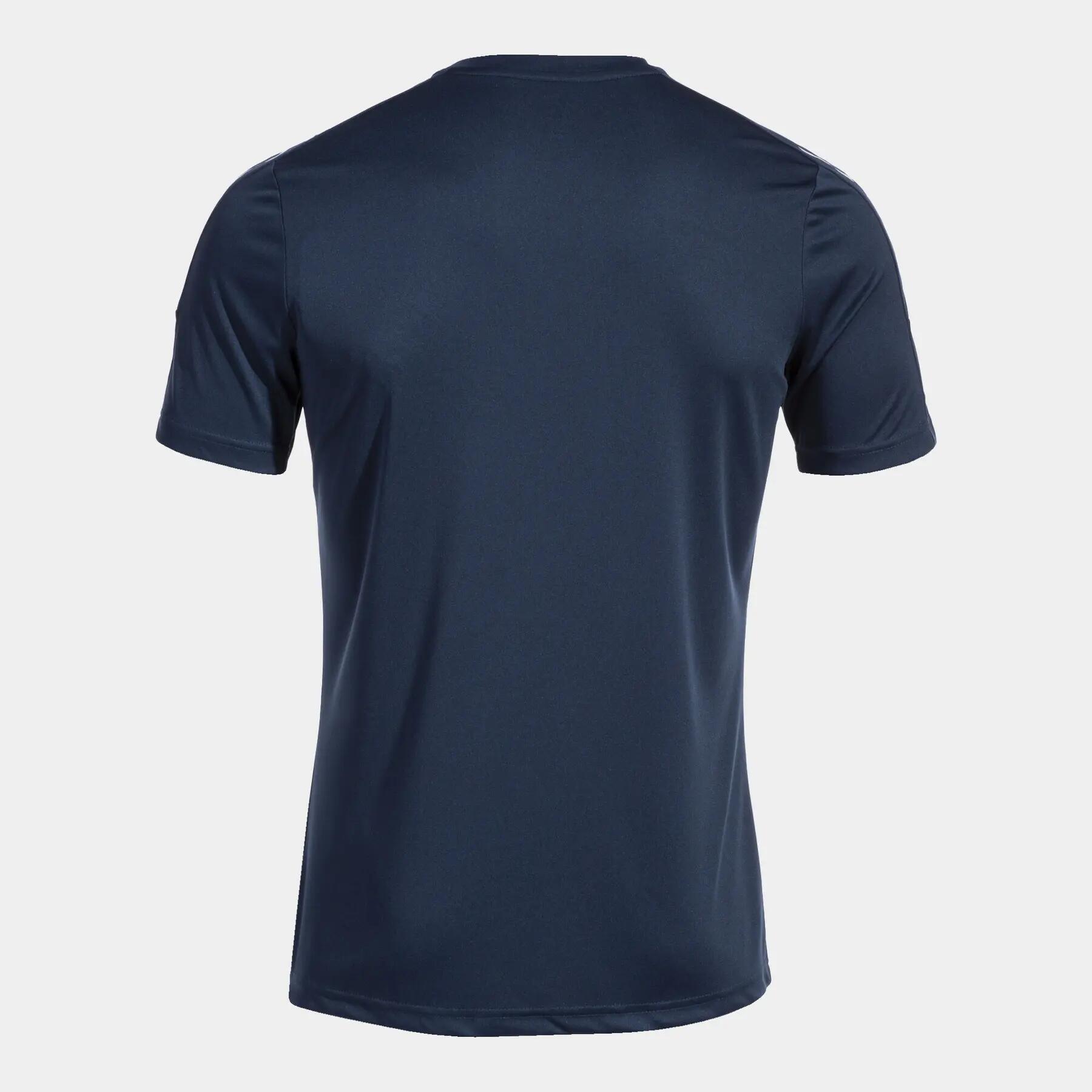 Maillot Manches Courtes Football Homme Joma Olimpiada Bleu Marine 2/4