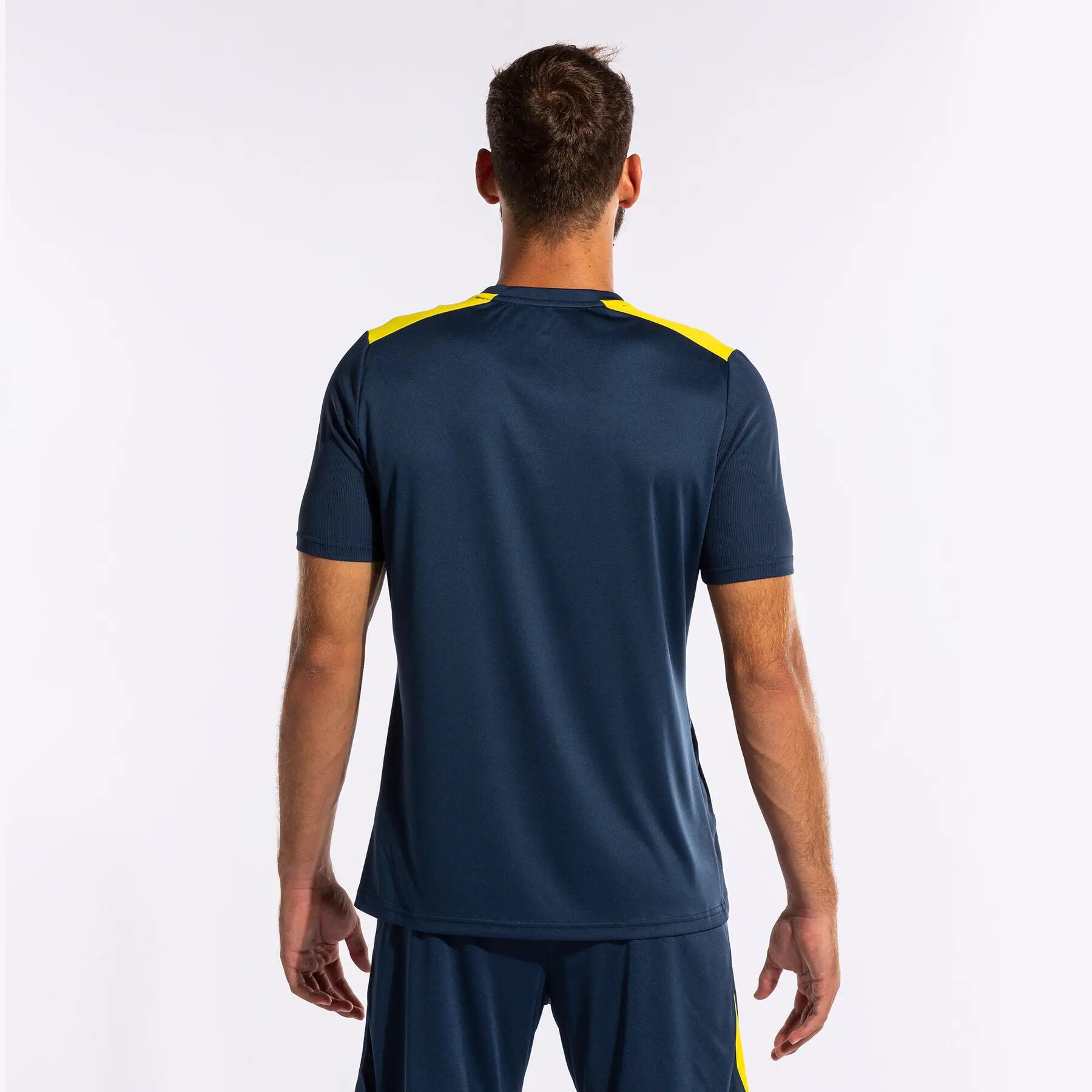 Maillot Manches Courtes Football Homme Joma Championship VII Bleu Marine 5/7