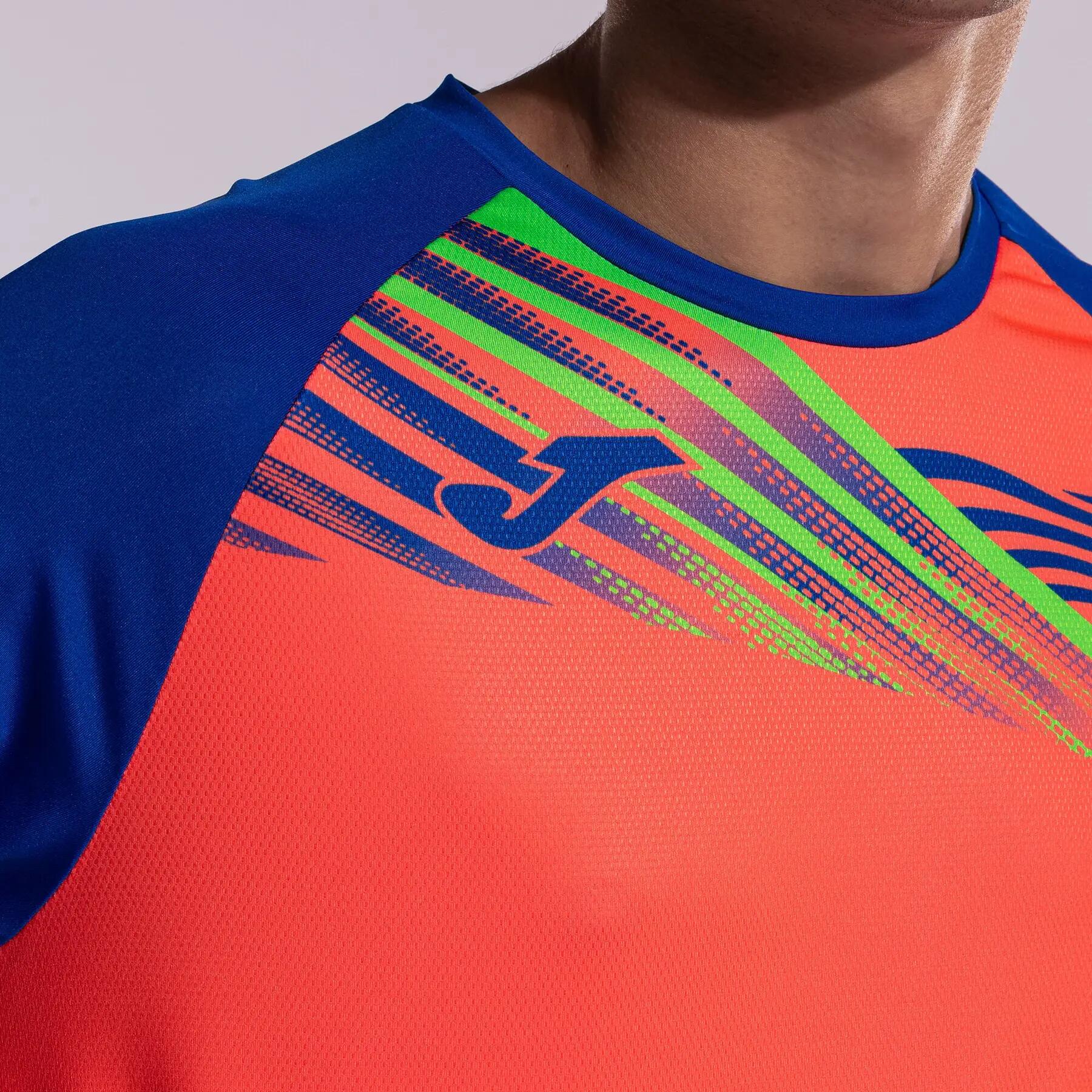 Camiseta Manga Corta Running Hombre Joma Elite X Coral Flúor 7/7