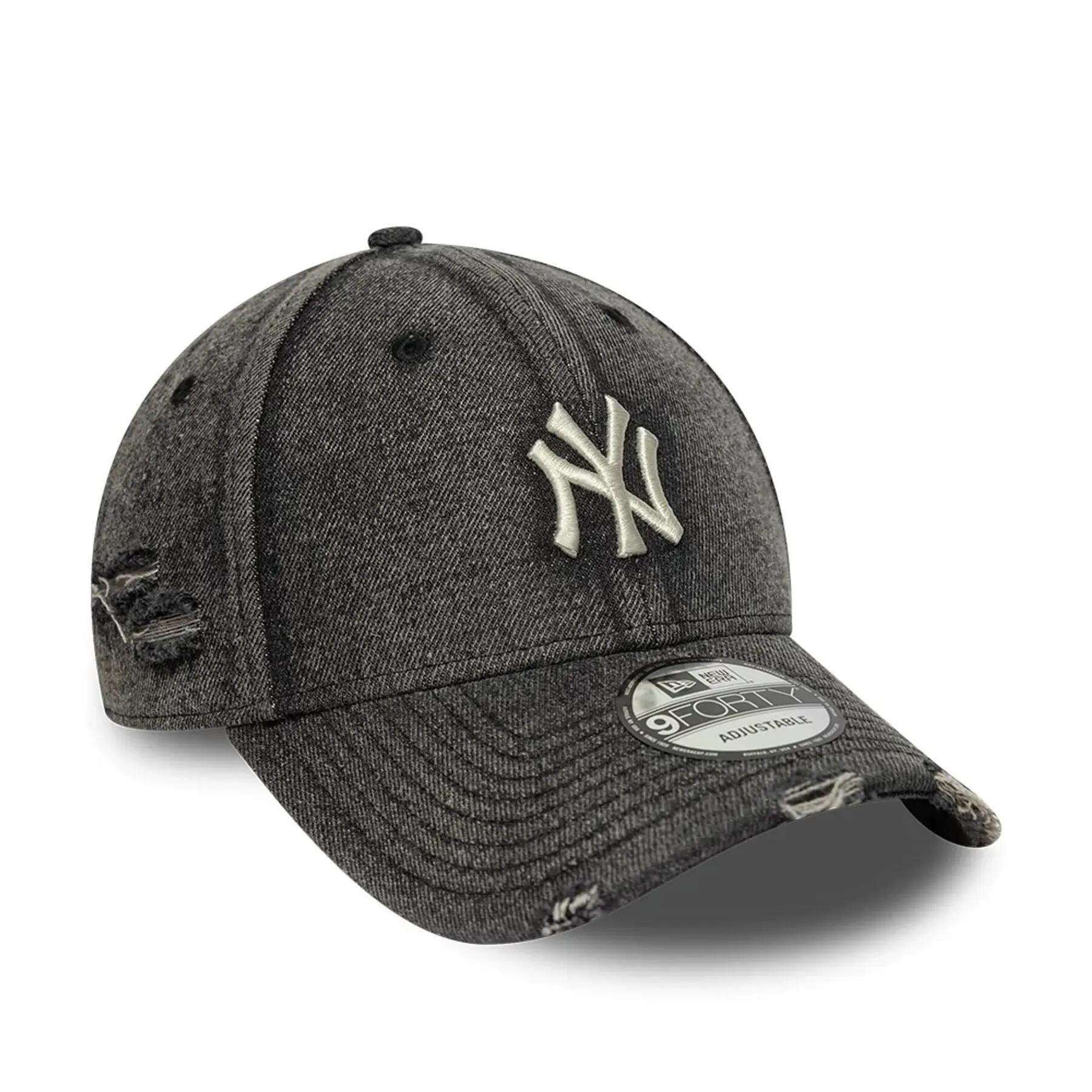 Boné de baseball New York Yankees New Era 9Forty Acid Wash Denim 3/5