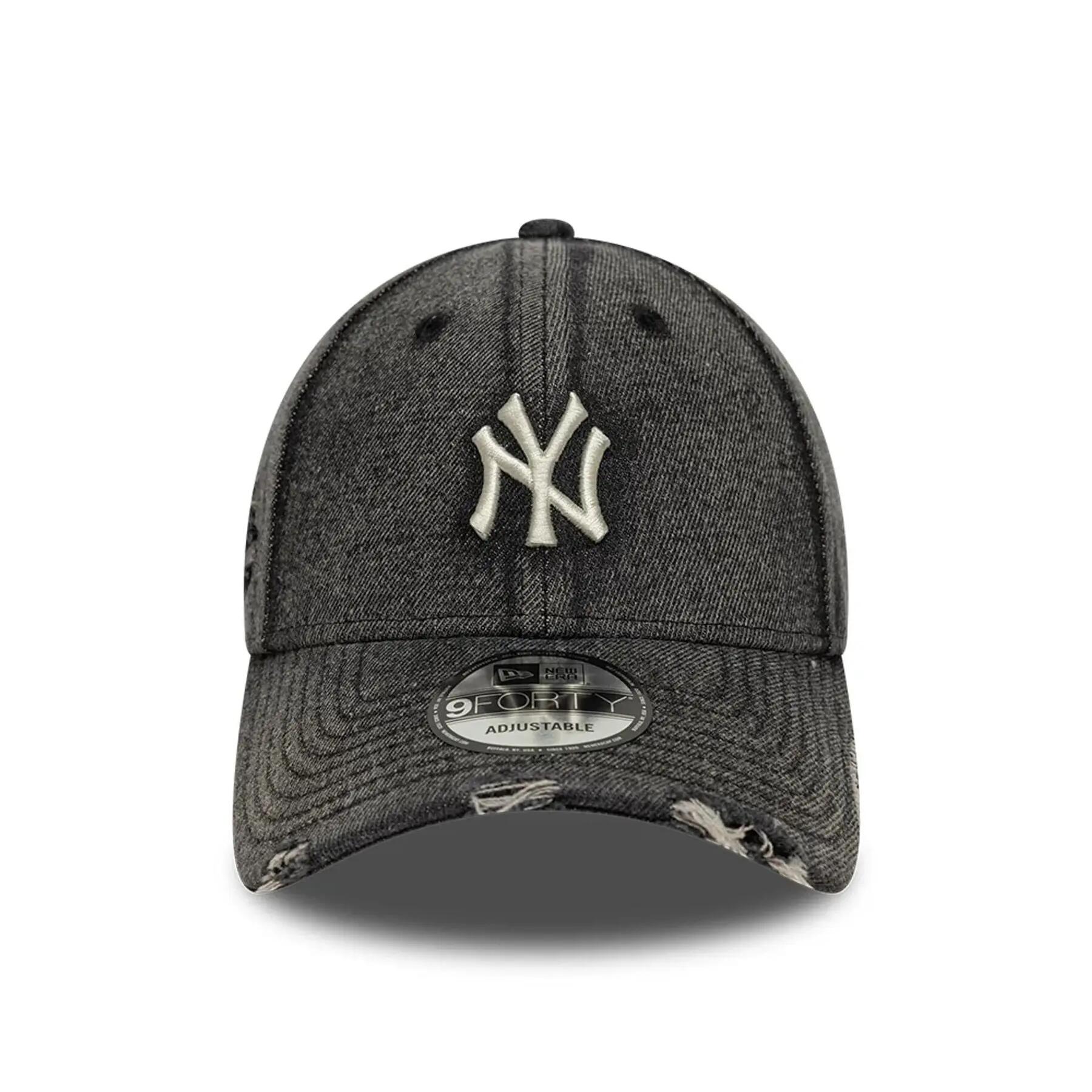 Boné de baseball New York Yankees New Era 9Forty Acid Wash Denim 2/5