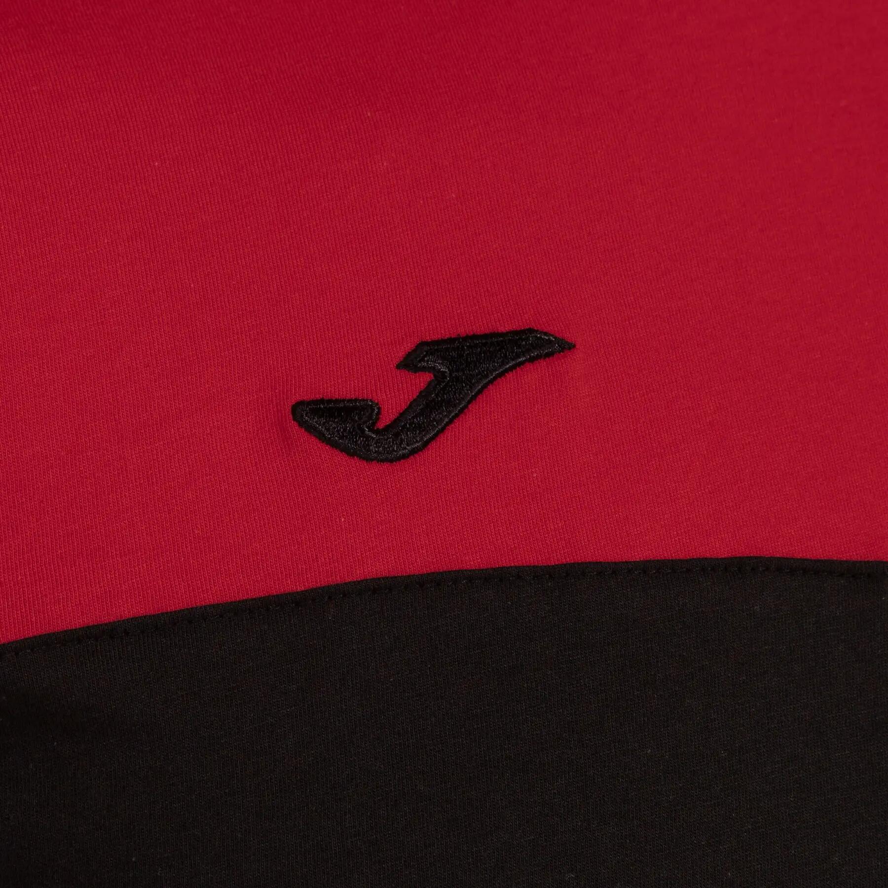 Camiseta Manga Corta Fútbol Niños Joma Crew V Negro 3/3