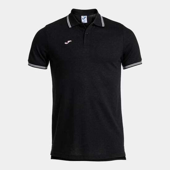Polo Manches Courtes Football Homme Joma Confort Classic Noir