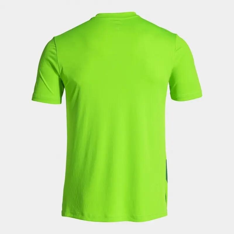 Maillot Manches Courtes Football Enfants Joma Lion II Vert Fluo 3/5
