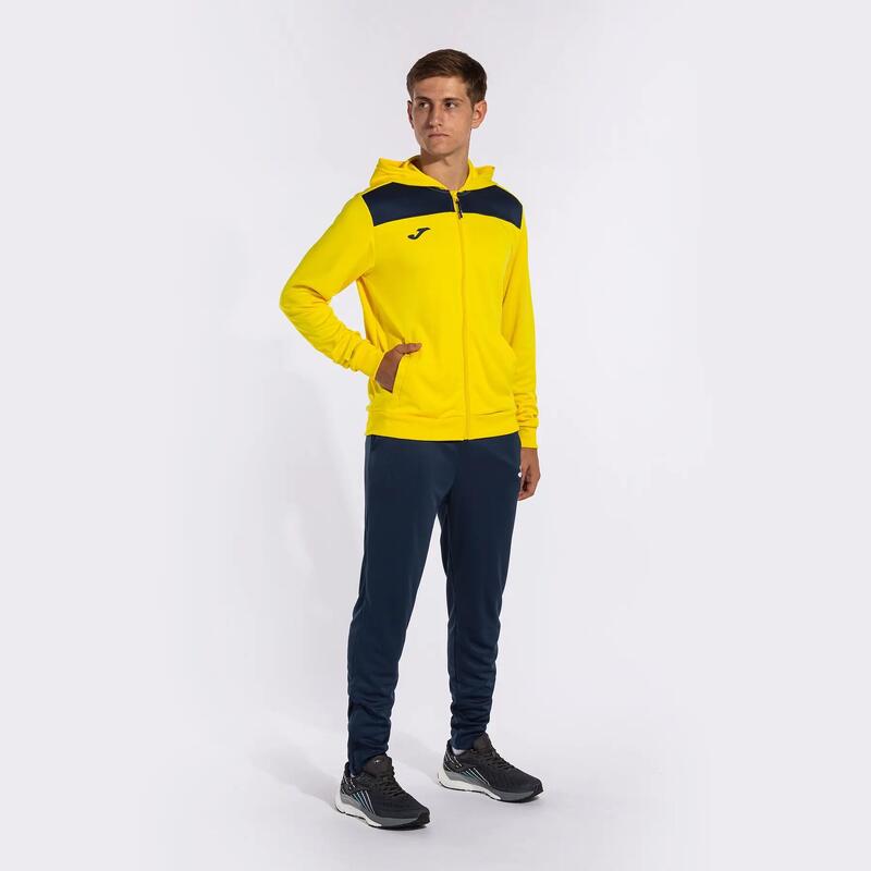 Trening  cu gluga Joma Phoenix II, galben/bleumarin, 3XL